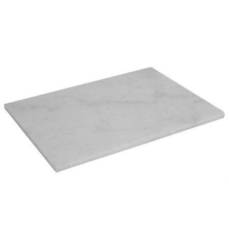 Home Basics 12 x 16 Marble Cutting Board, White CB45249